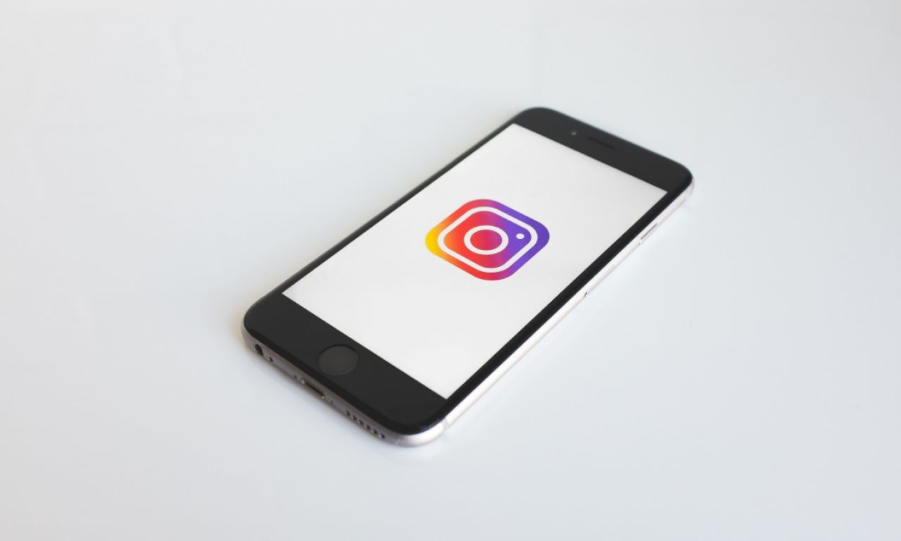 Instagram Icon On Smartphone
